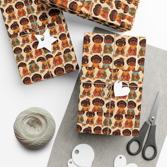 GLOW Up Season Holiday Gift Wrapping Paper