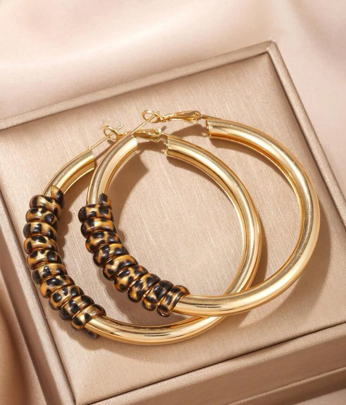 Leopard Hoops