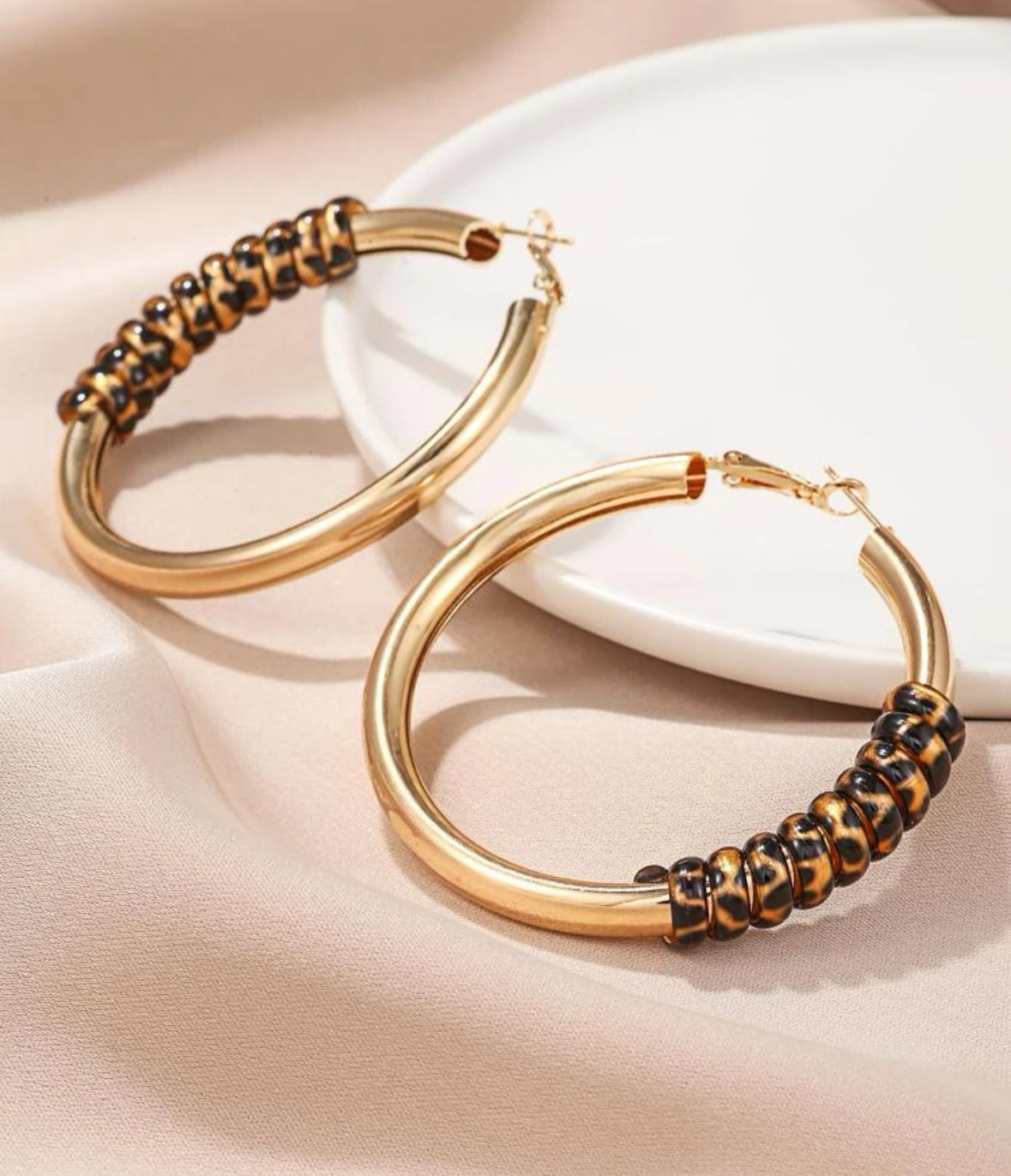 Leopard Hoops