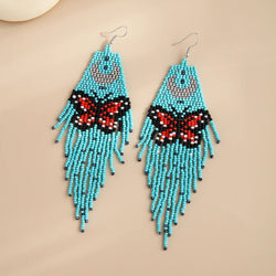 Turquoise Butterfly Drops